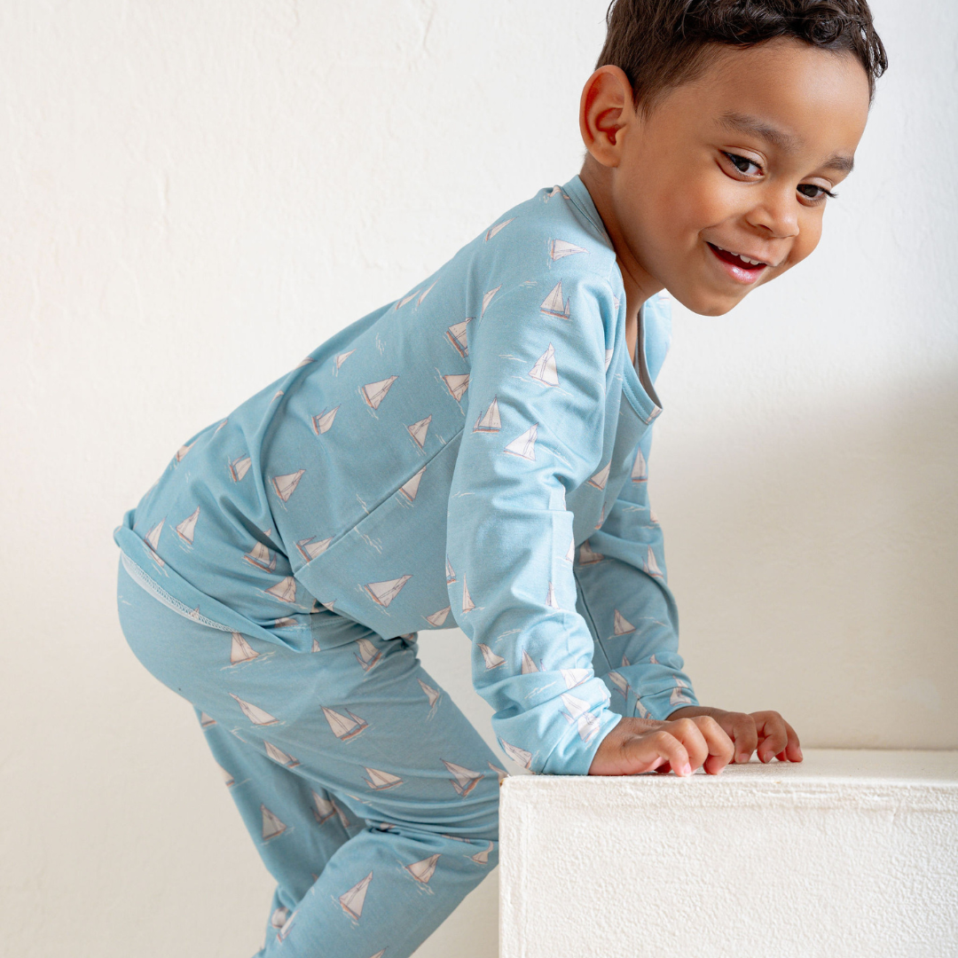 Toddler Pajama Set in Smooth Sailing