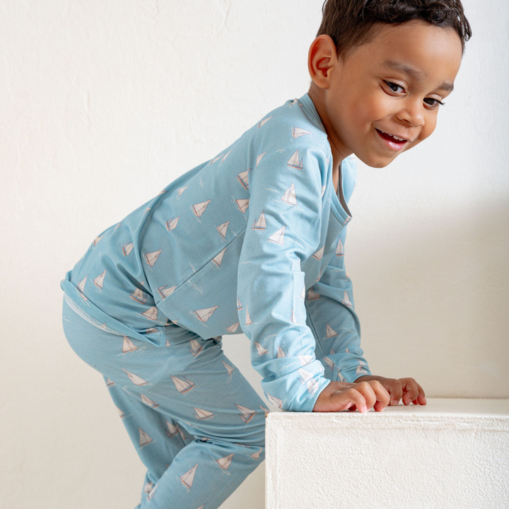 Toddler Pajama Set in Smooth Sailing