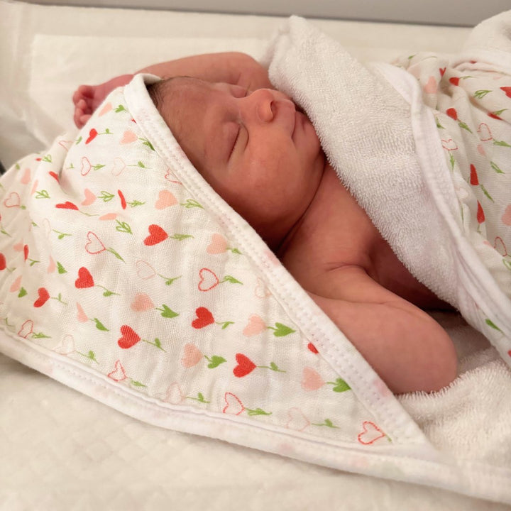 Hooded Towel- Growing Love - Dear Perli
