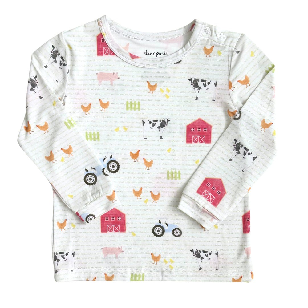Toddler Pajama Set in Farm & Co. - Dear Perli