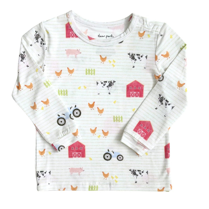 Toddler Pajama Set in Farm & Co. - Dear Perli