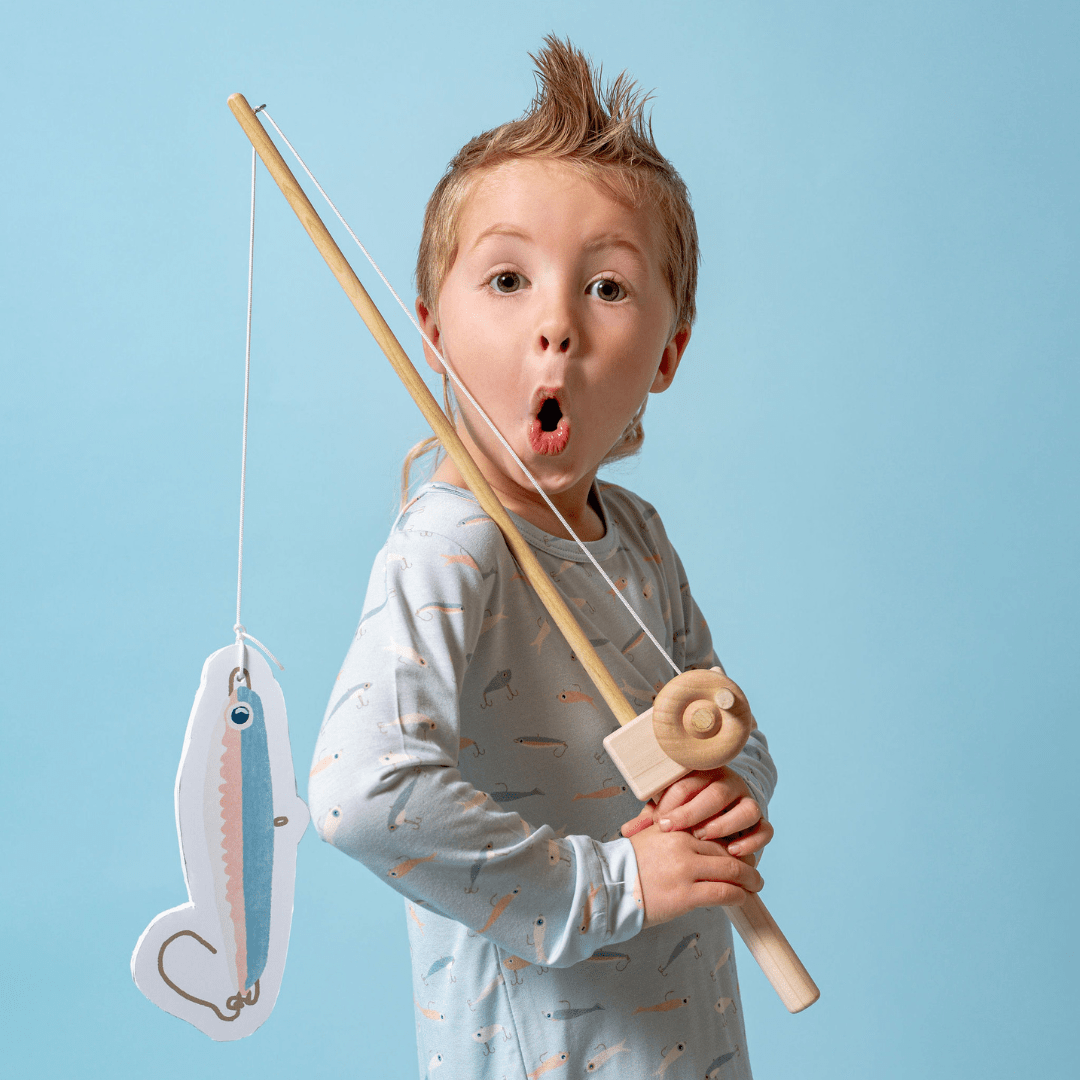 Toddler Pajama Set in Gone Fishin' - Dear Perli