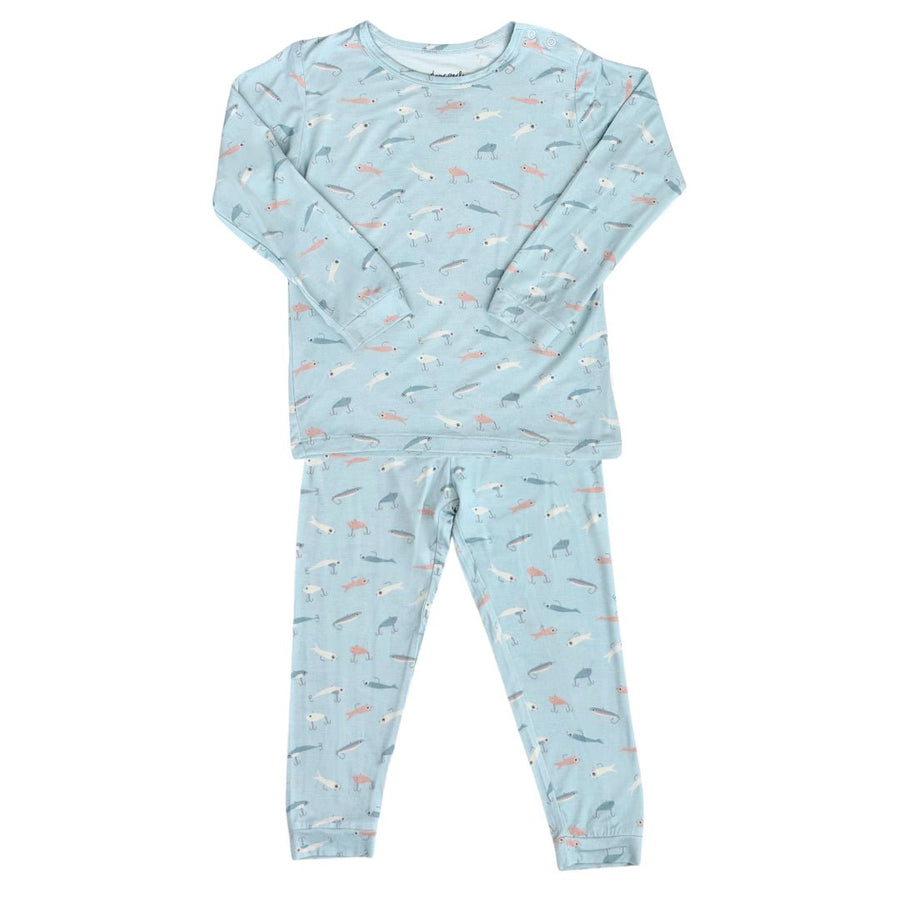 Toddler Pajama Set in Gone Fishin' - Dear Perli