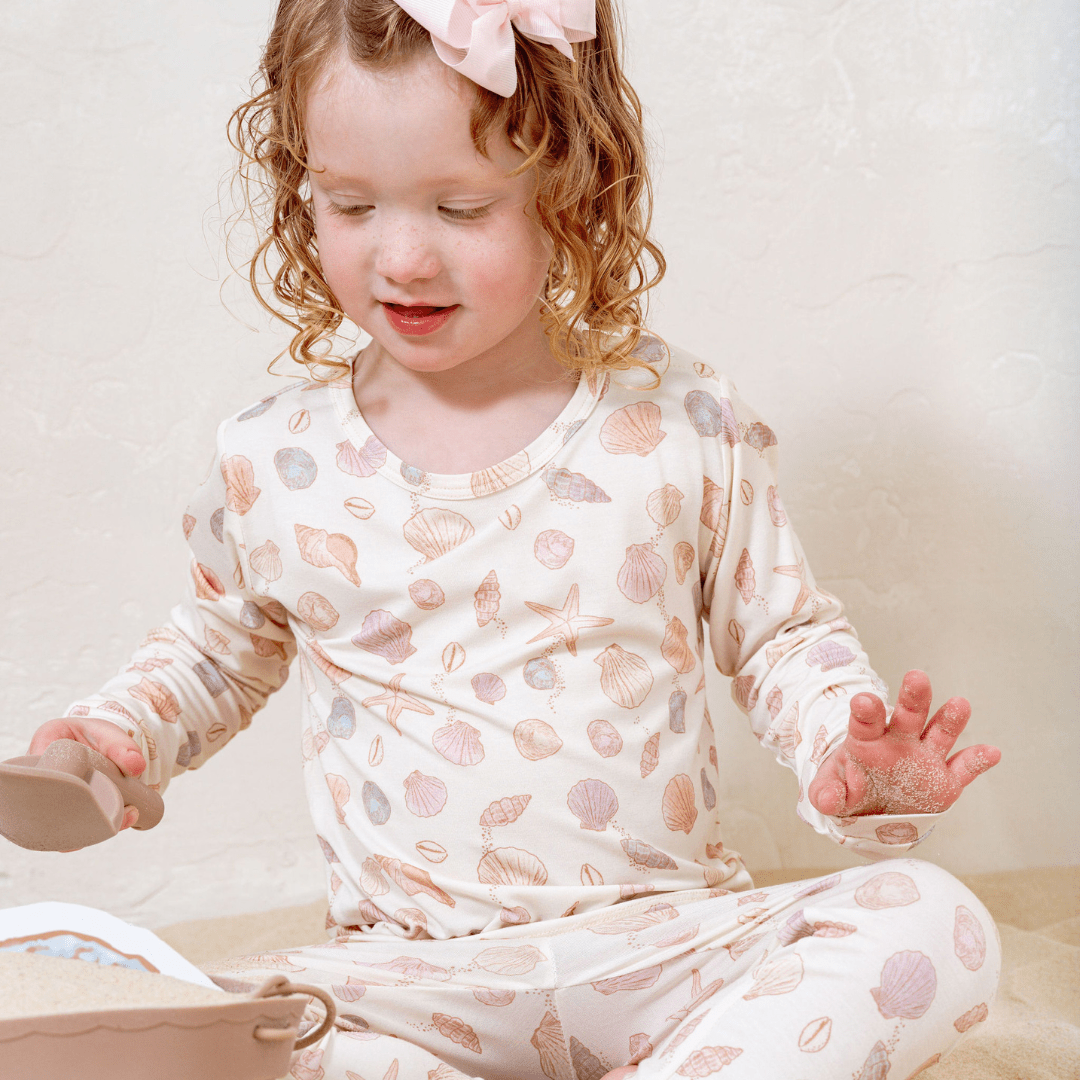 Toddler Pajama Set in Shellabrations - Dear Perli