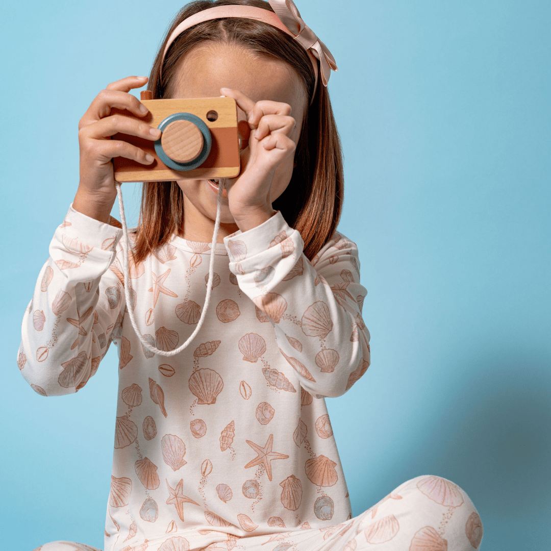Toddler Pajama Set in Shellabrations - Dear Perli