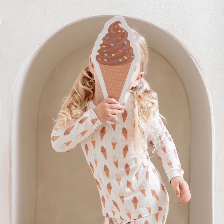 Toddler Pajama Set in Sundae Fun Day - Dear Perli