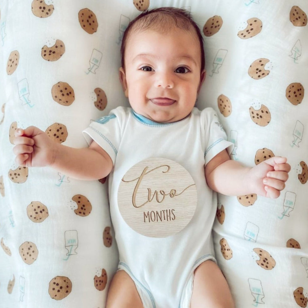 Bamboo Muslin Swaddle Blanket - Cookie Craze - Bundled Baby