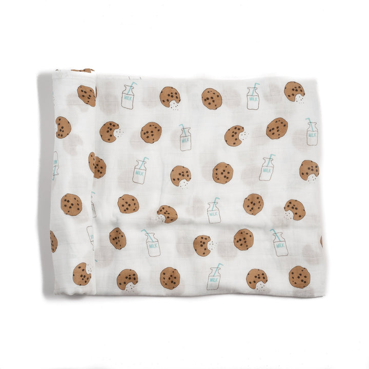 Bamboo Muslin Swaddle Blanket - Cookie Craze - Bundled Baby