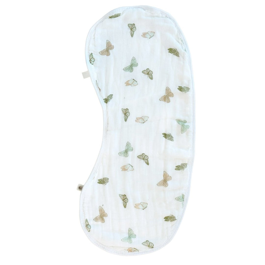 Burp Cloth Bib- Butterflies - Bundled Baby