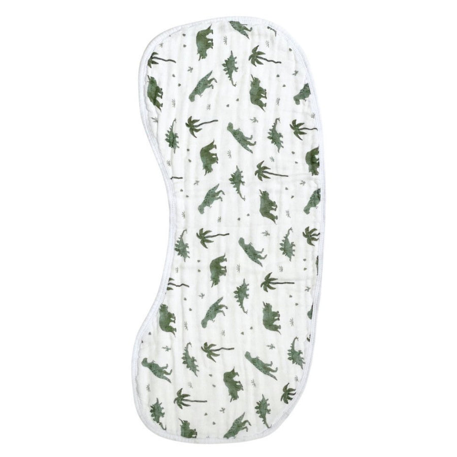 Burp Cloth Bib- Dino-Snores - Dear Perli