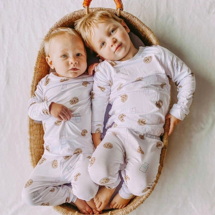 Long Sleeve Pajamas Two Piece- Cookie Craze - Bundled Baby