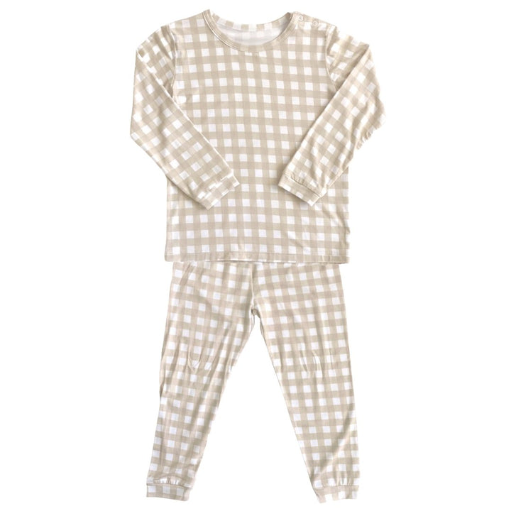 *PRE-ORDER* Toddler Pajama Set in Gingham - Dear Perli