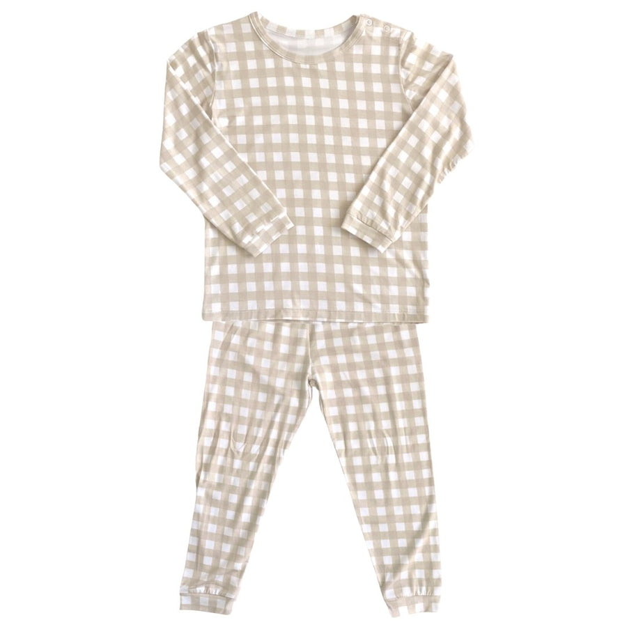 *PRE-ORDER* Toddler Pajama Set in Gingham - Dear Perli