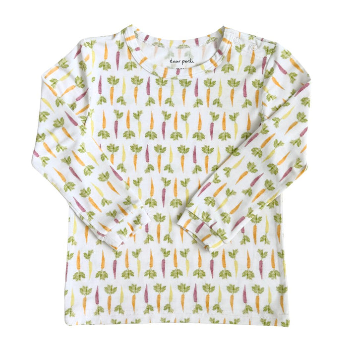 Toddler Pajama Set in Colorful Carrots - Dear Perli