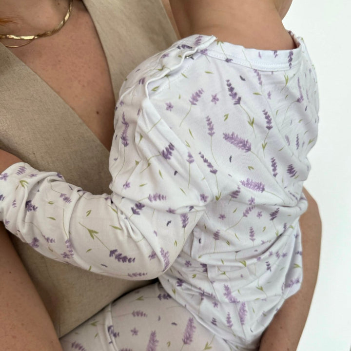 Toddler Pajama Set in French Lavender - Dear Perli