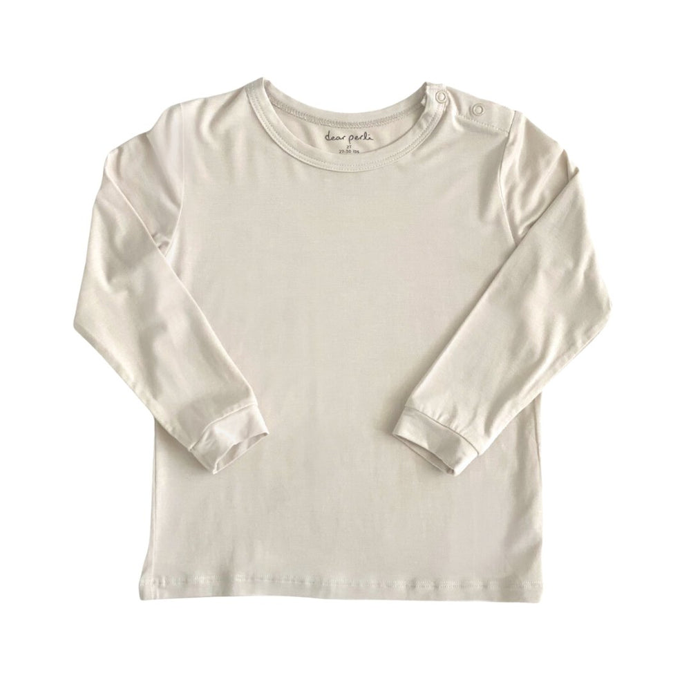 Toddler Pajama Set in Oat - Dear Perli
