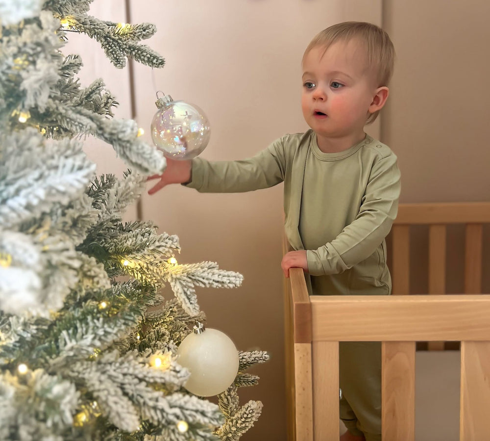 Toddler Pajama Set in Sage - Dear Perli