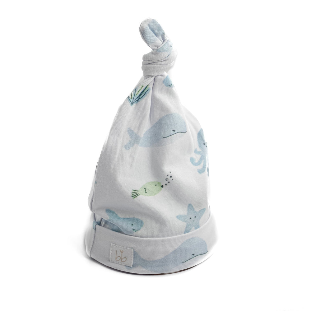 Top Knot Hat - Under the Sea - Bundled Baby