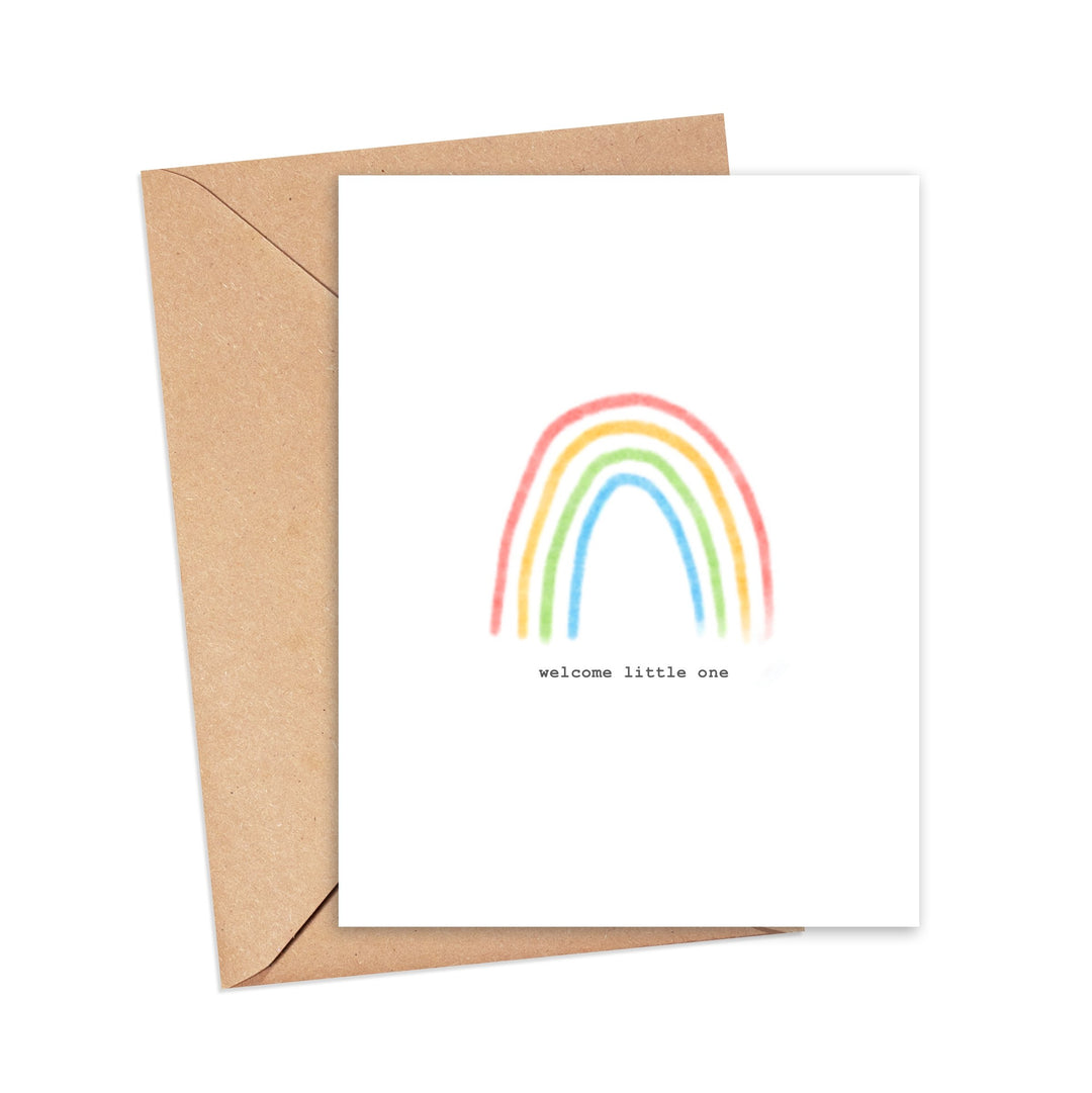 Welcome Little One-Greeting Card - Bundled Baby
