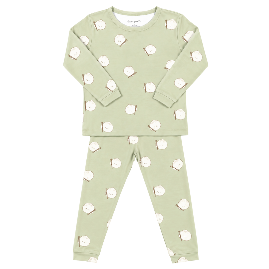 Toddler Pajama Set in Dumpling Dreams