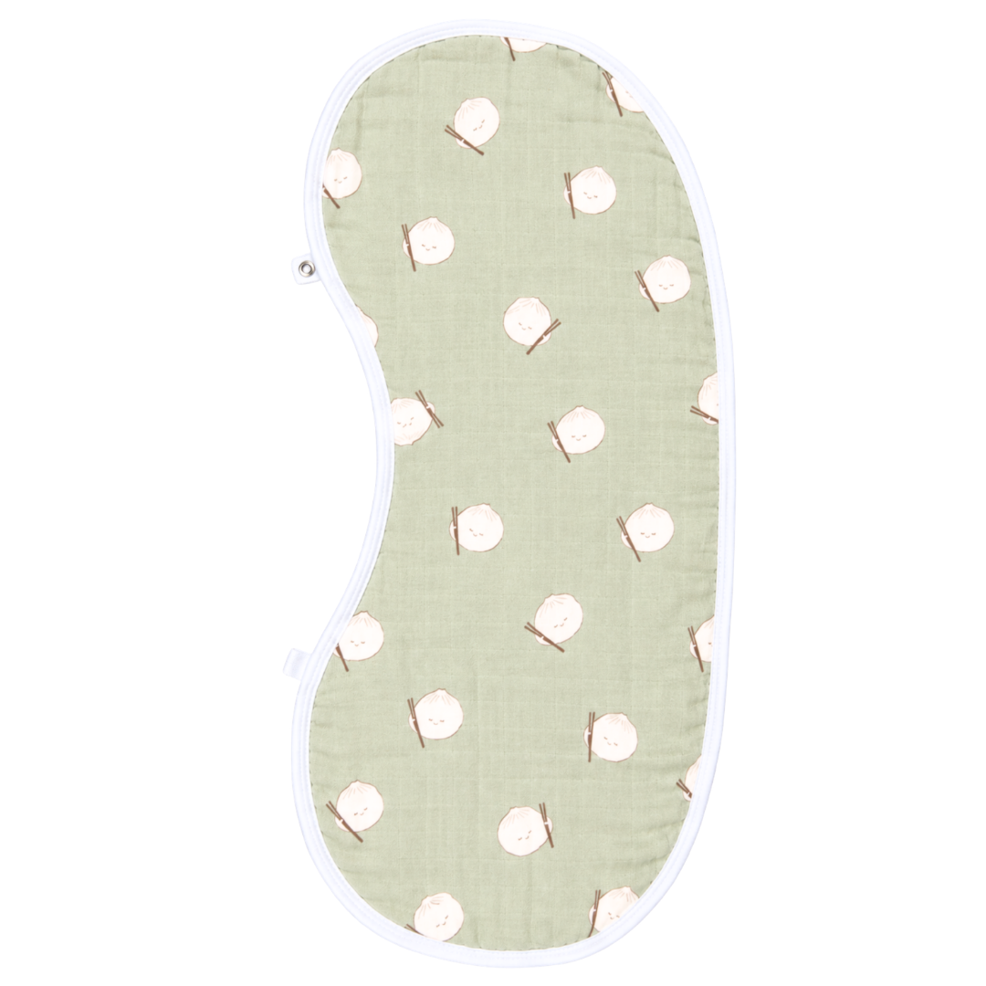 Burp Cloth Bib in Dumpling Dreams