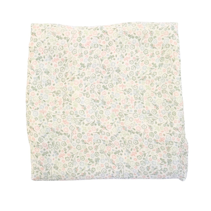 Bamboo Muslin Swaddle Blanket - Bloom By The Pond - Dear Perli