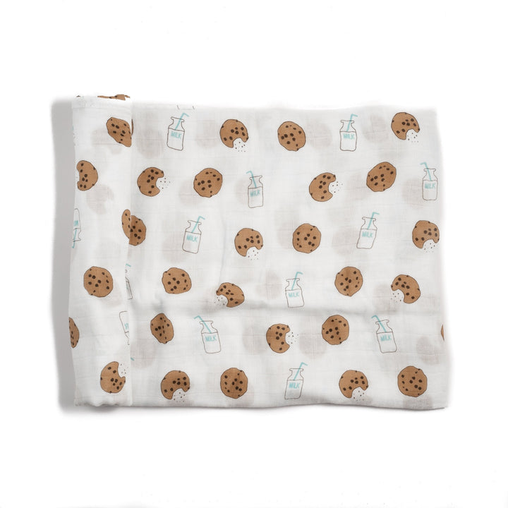 Bamboo Muslin Swaddle Blanket in Baby Ballers - Dear Perli