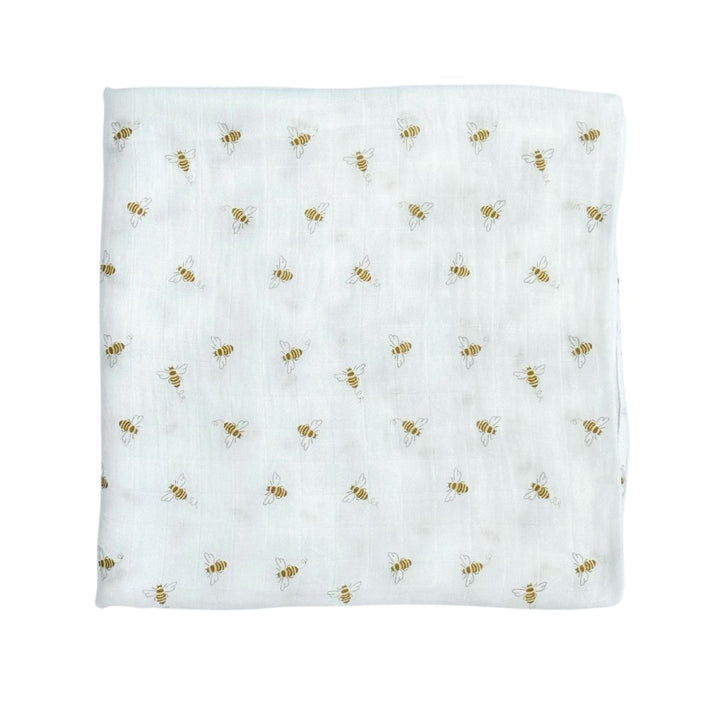 Bamboo Muslin Swaddle Blanket in Baby Ballers - Dear Perli