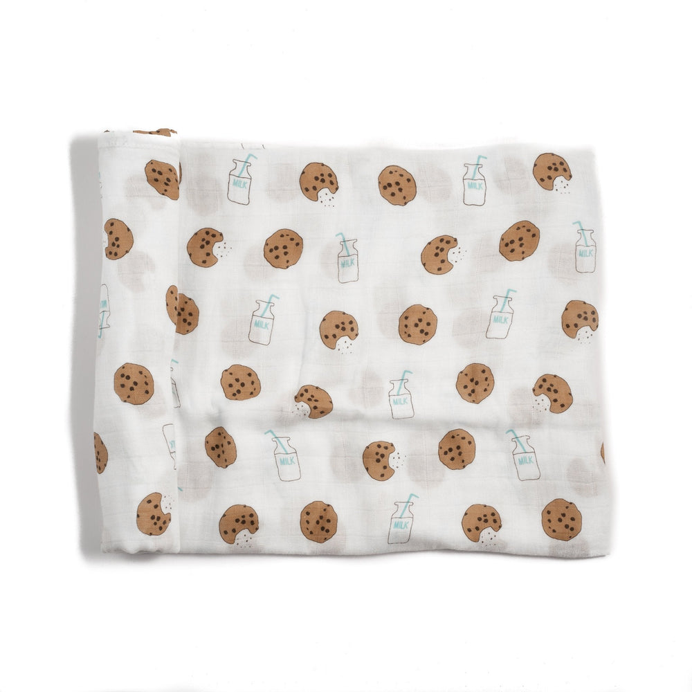 Bamboo Muslin Swaddle Blanket in Busy Bees - Dear Perli