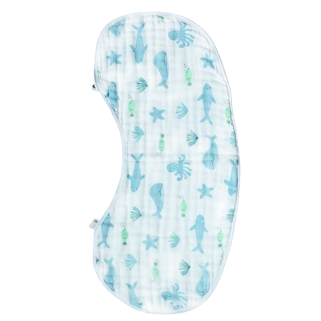 Burp Cloth Bib - French Lavender - Dear Perli