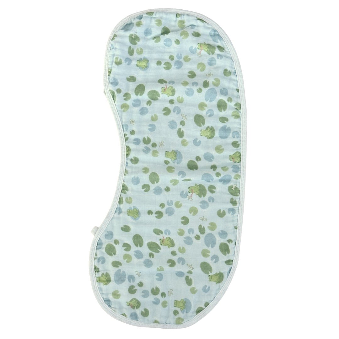 Burp Cloth Bib in Ribbits by the Pond - Dear Perli