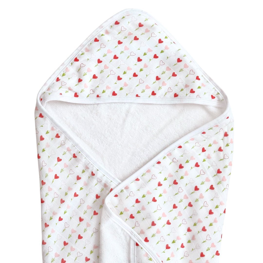 Hooded Towel in Baby Ballers - Dear Perli