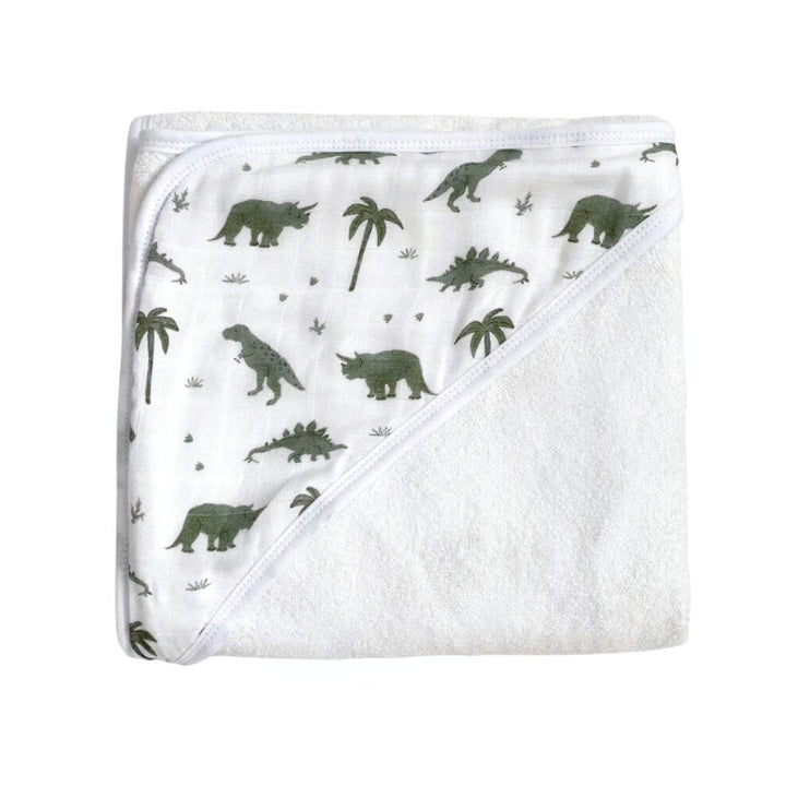 Hooded Towel in Busy Bees - Dear Perli