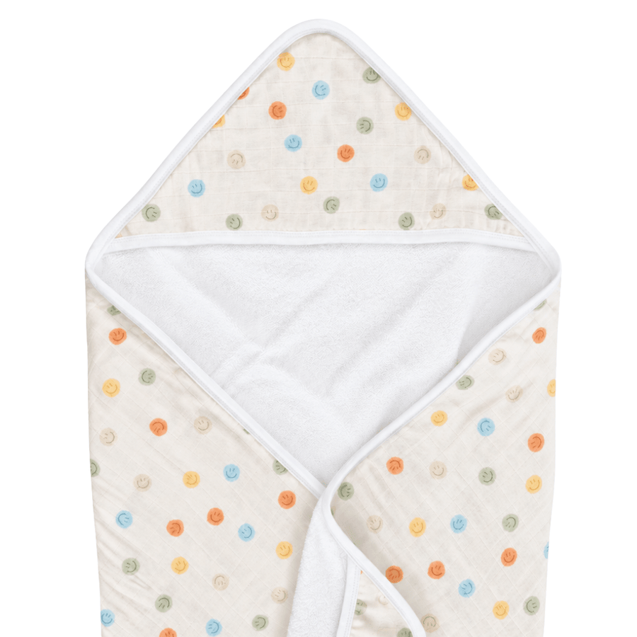 Hooded Towel in Smiley Days - Dear Perli