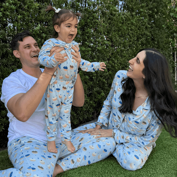 Men's Pajama Pants in Hanukkah Glaze - Dear Perli