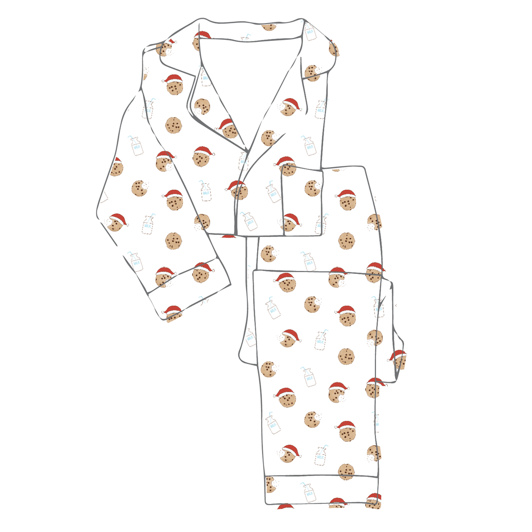 *PREORDER* Women's Long Sleeve Pajama Set in Cookie Craze Christmas Edition - Dear Perli