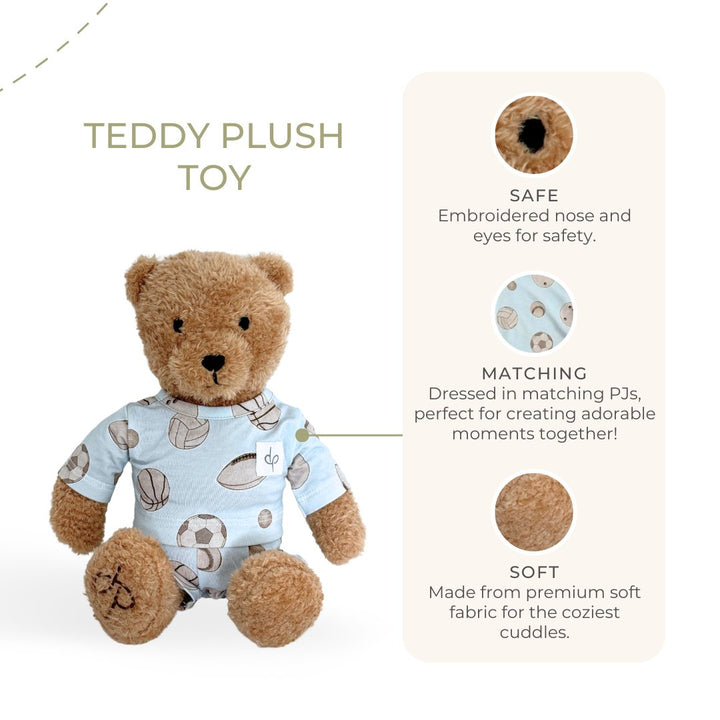 Teddy Plush Toy: Baby Ballers - Dear Perli