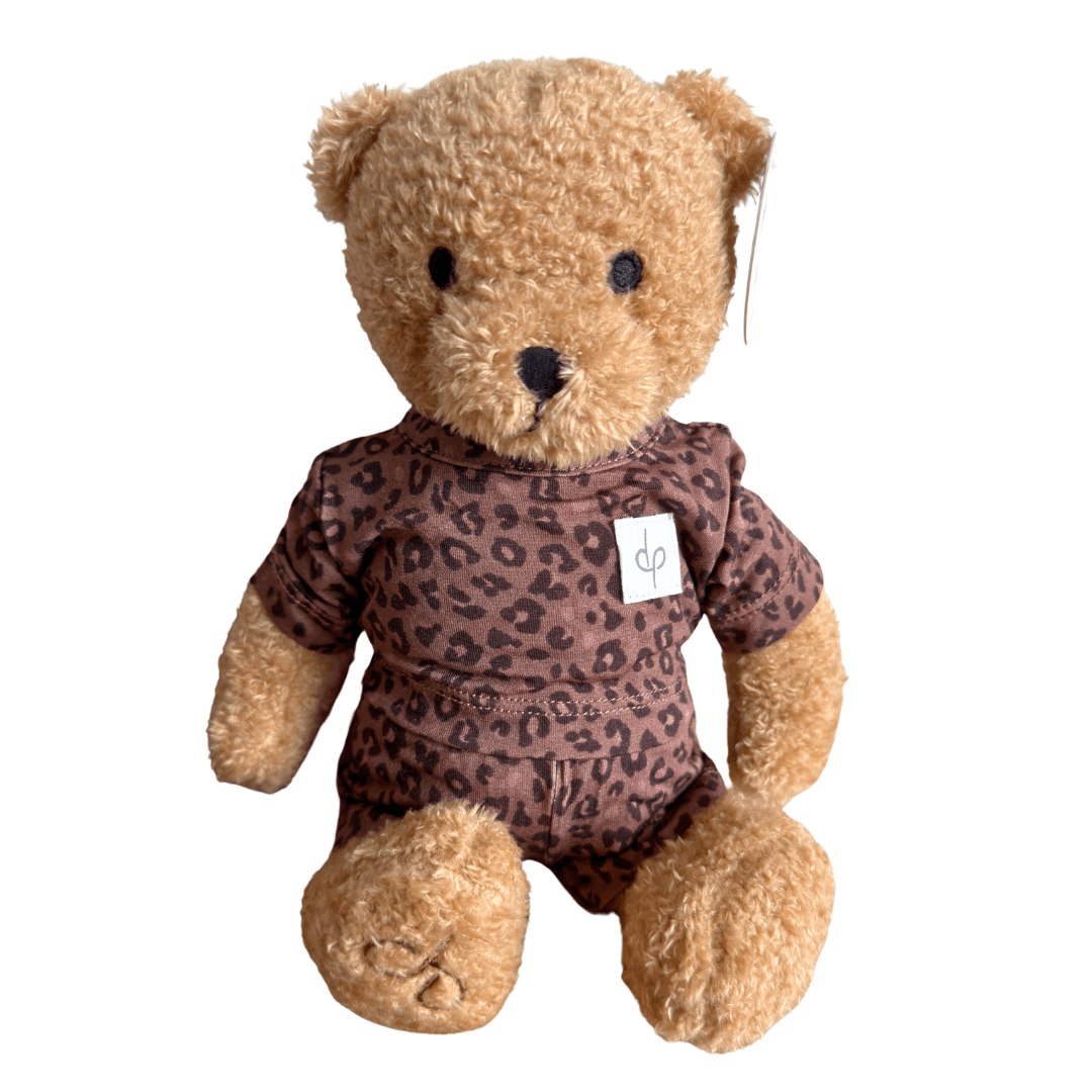 Teddy Plush Toy: Chocolate Leopard - Dear Perli