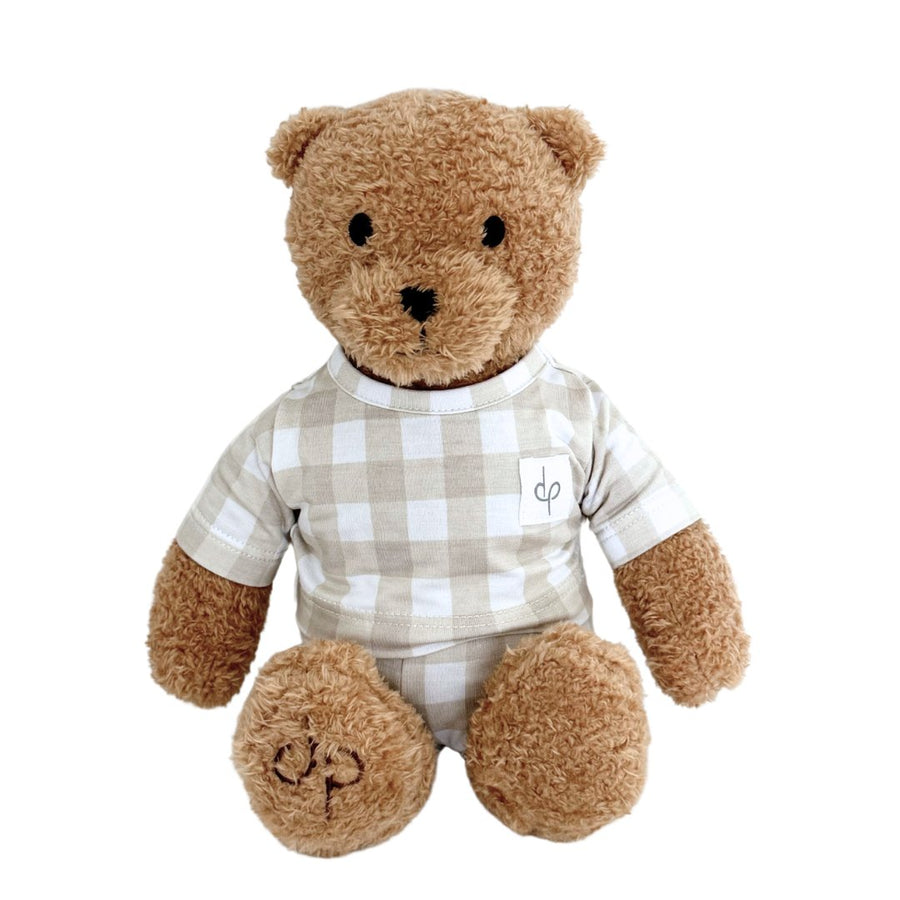 Teddy Plush Toy: Gingham - Dear Perli