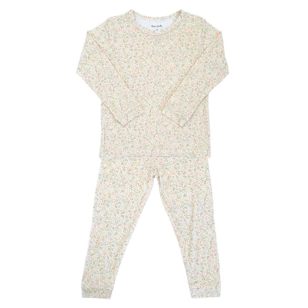 Toddler Pajama Set in Bloom By The Pond - Dear Perli
