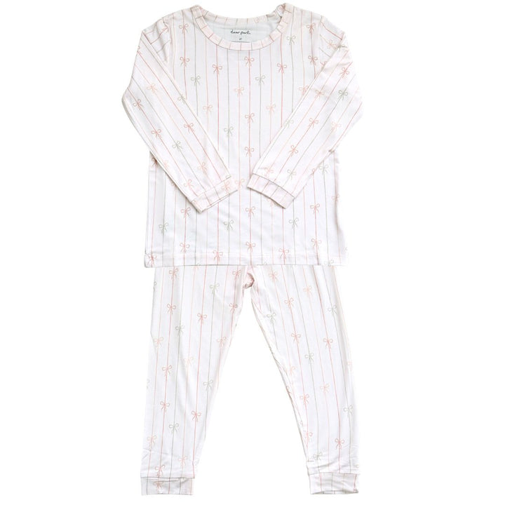 Toddler Pajama Set in Darling Bows - Dear Perli