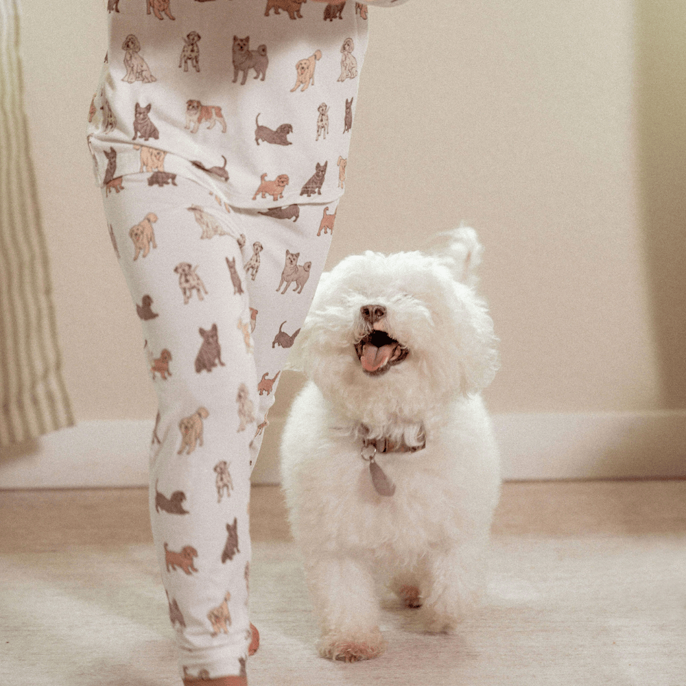 Toddler Pajama Set in Doggy Friends - Dear Perli