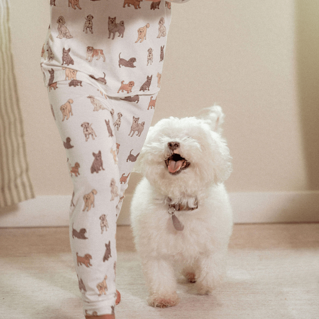 Toddler Pajama Set in Doggy Friends - Dear Perli