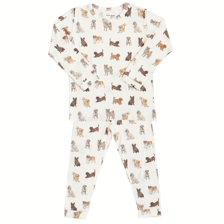 Toddler Pajama Set in Doggy Friends - Dear Perli