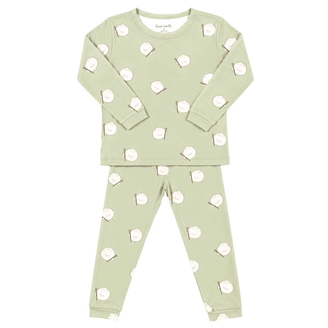 Toddler Pajama Set in Dumpling Dreams - Dear Perli
