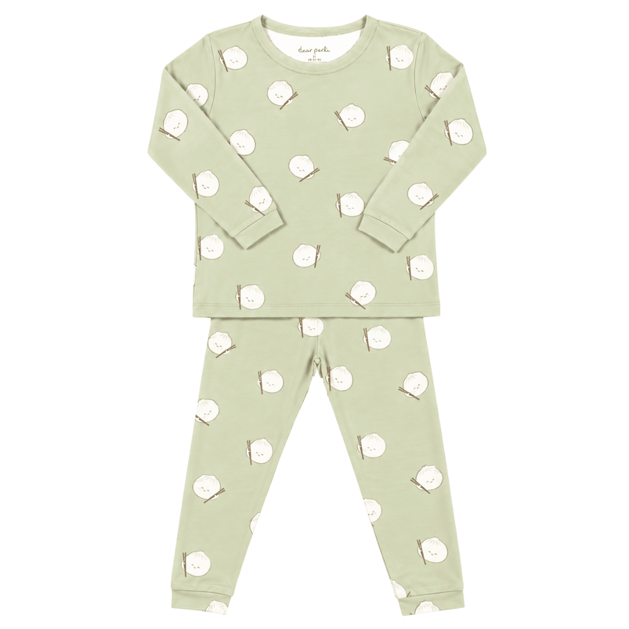 Toddler Pajama Set in Dumpling Dreams - Dear Perli