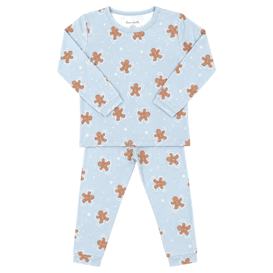 Toddler Pajama Set in Ginger Angels - Dear Perli