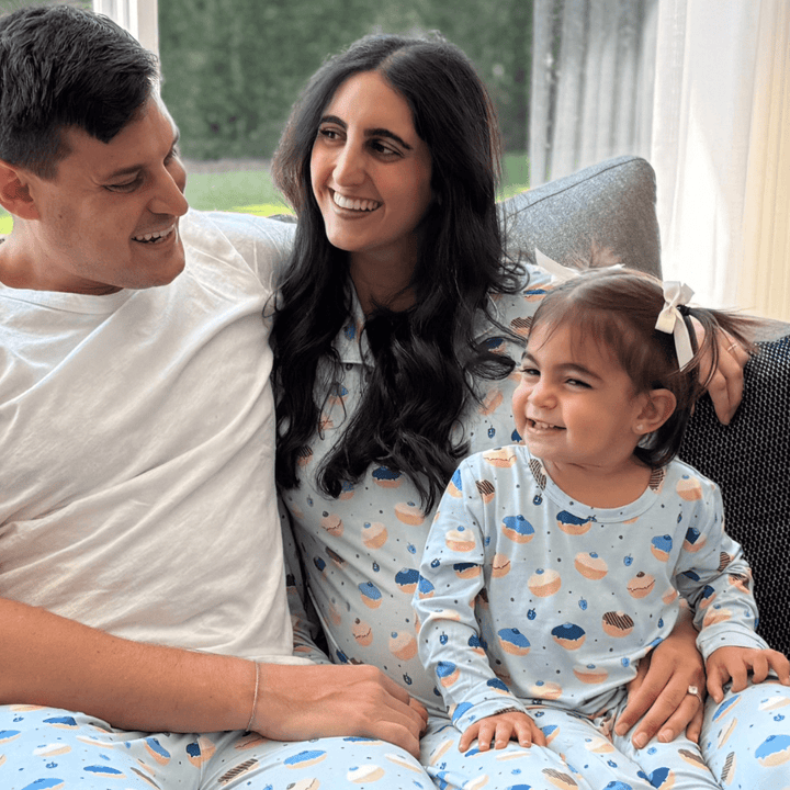 Toddler Pajama Set in Hanukkah Glaze - Dear Perli