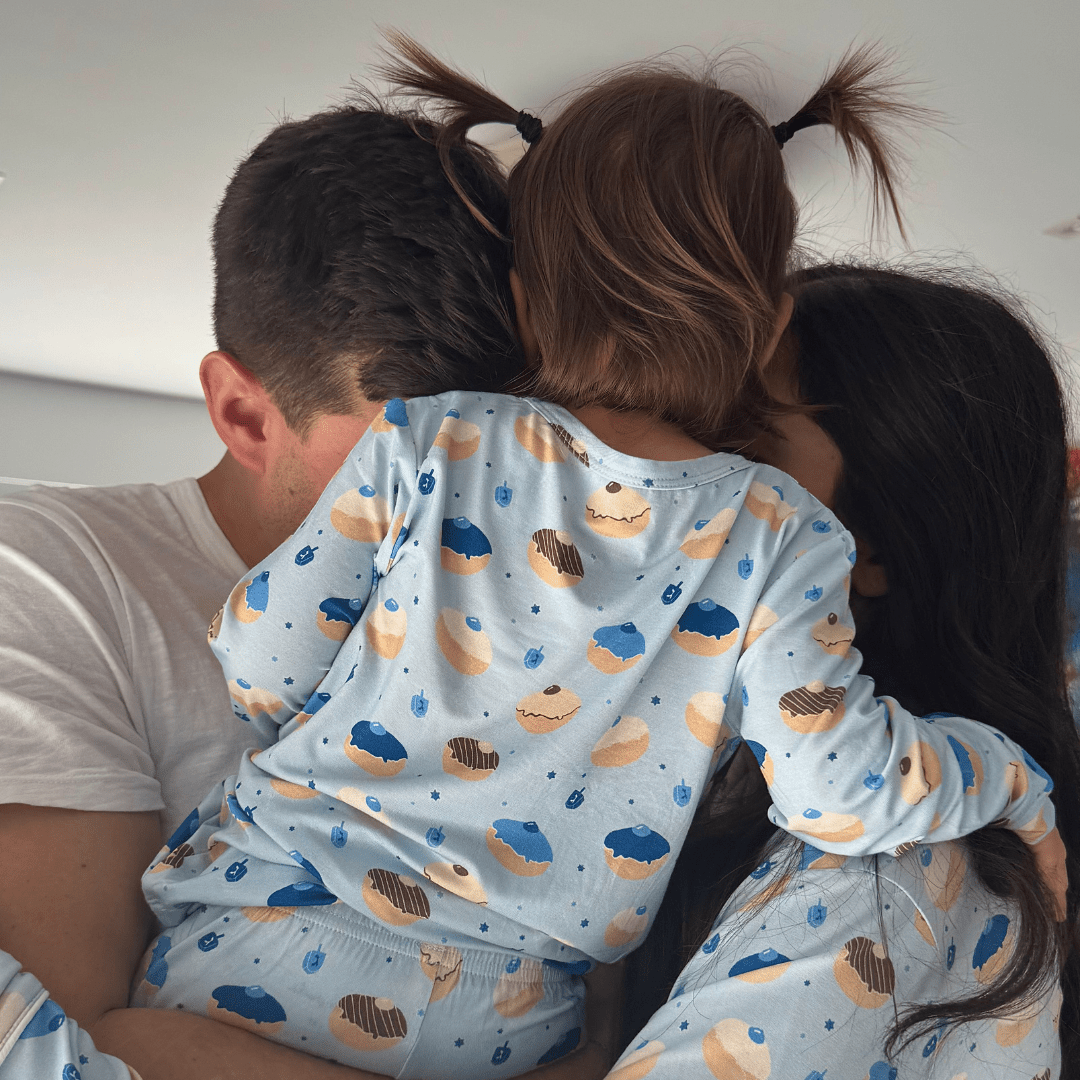 Toddler Pajama Set in Hanukkah Glaze - Dear Perli