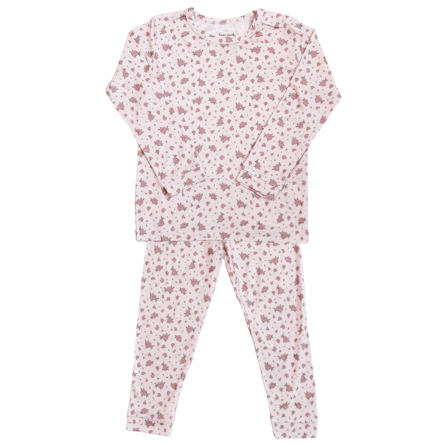 Toddler Pajama Set in Rosie Posie - Dear Perli